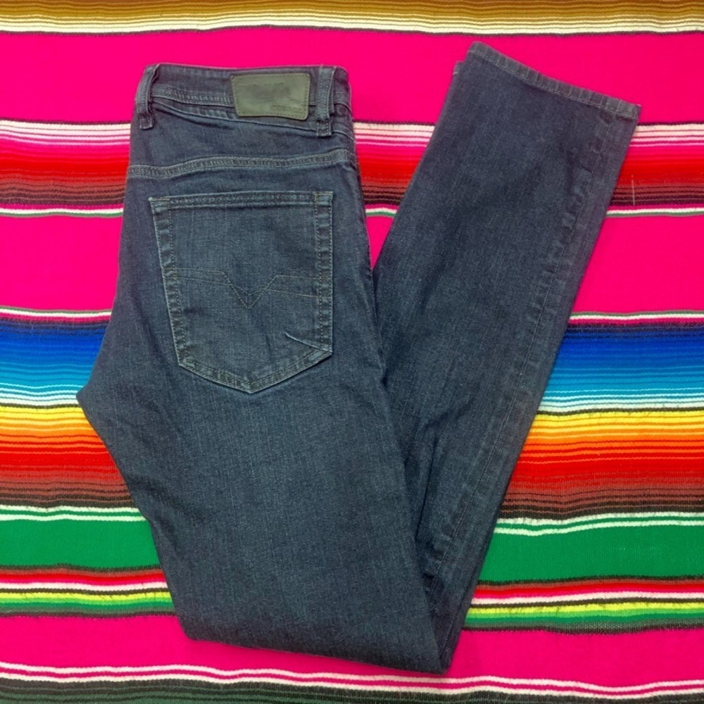 VTG Diesel Shioner Jeans Mens 31x32 Dark Blue Denim Slim Skinny Stretch 5-Pocket